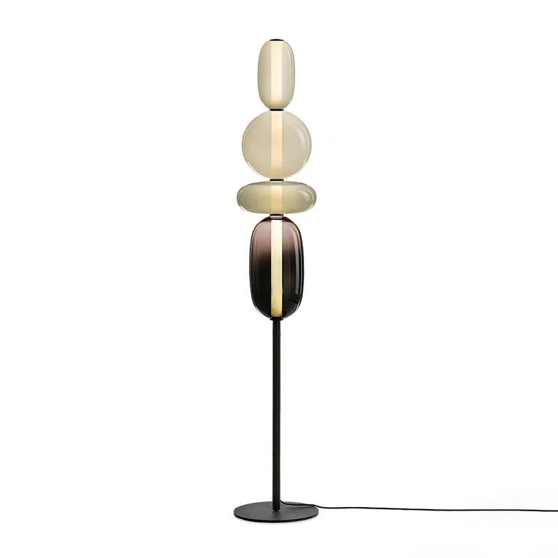 Bijou Hand Blown Glass Floor Lamp
