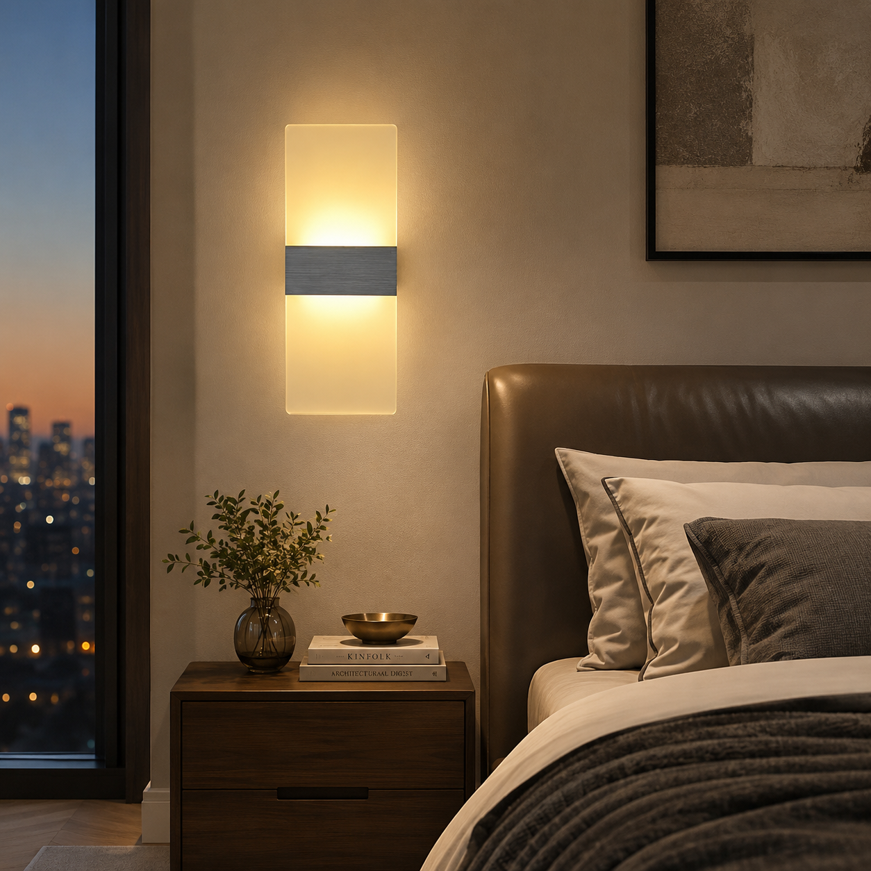 Aureline Modern Acrylic LED Wall Sconce