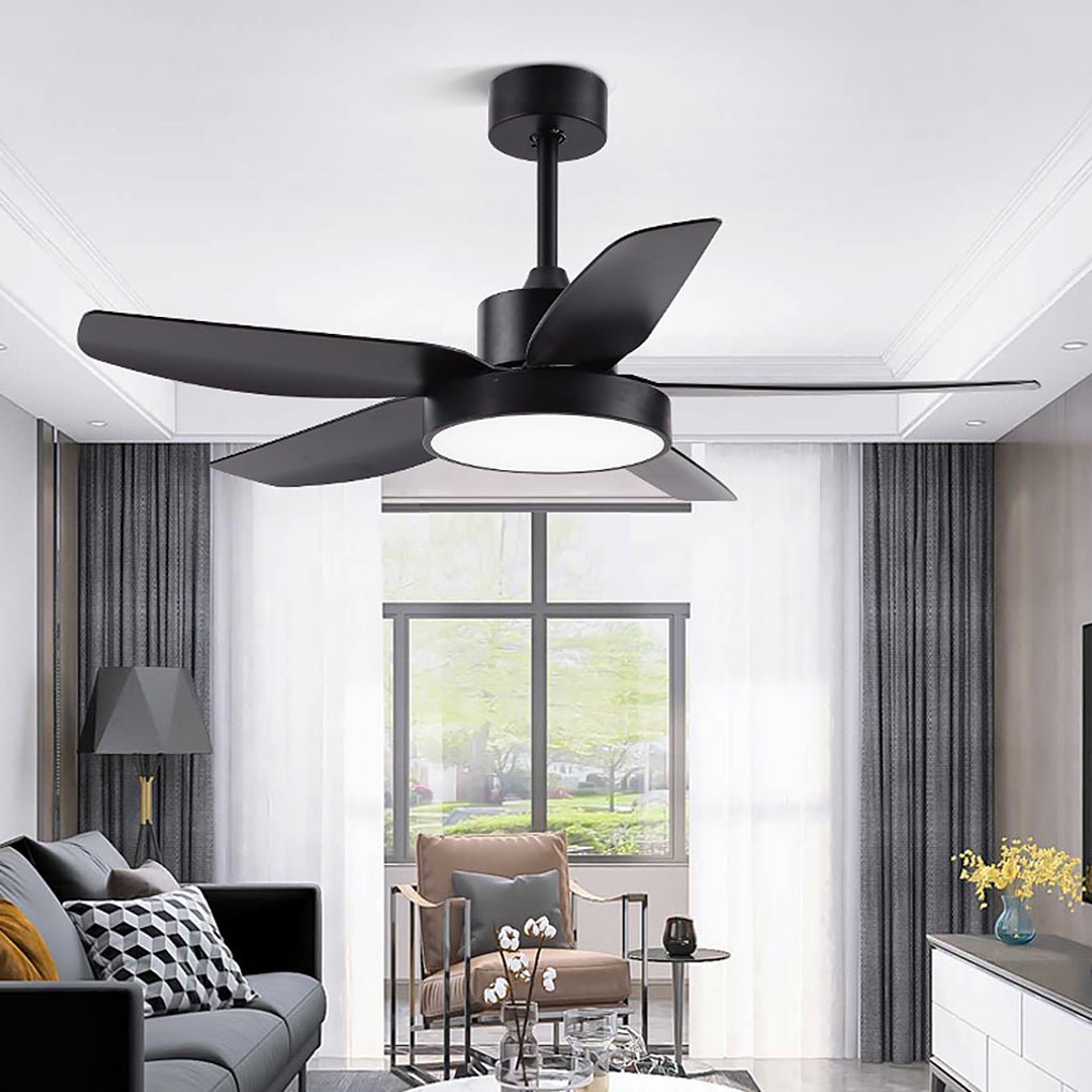 Galene Modern Downrod Ceiling Fan Light