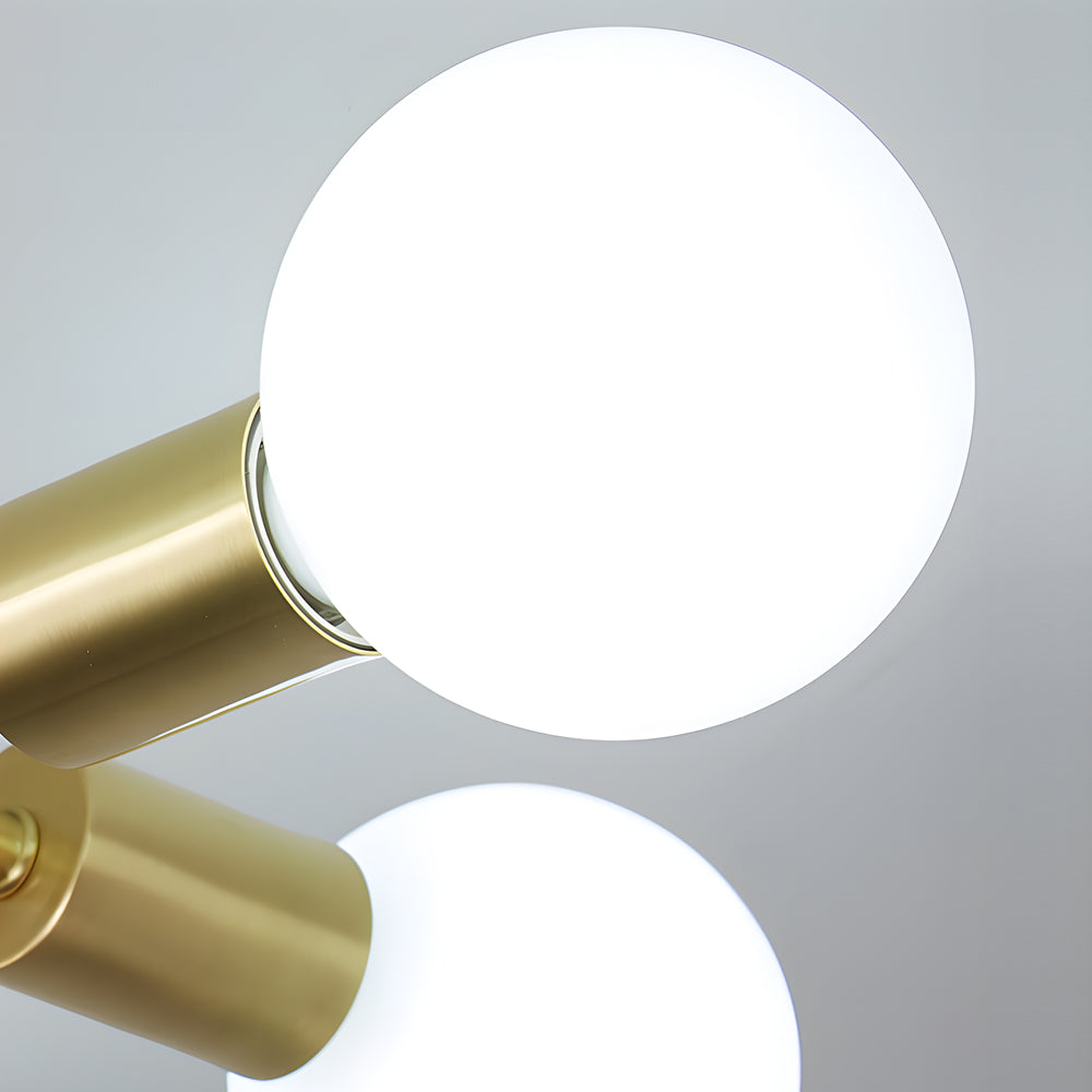 Calla Curved Arm Flush Mount Ceiling Light