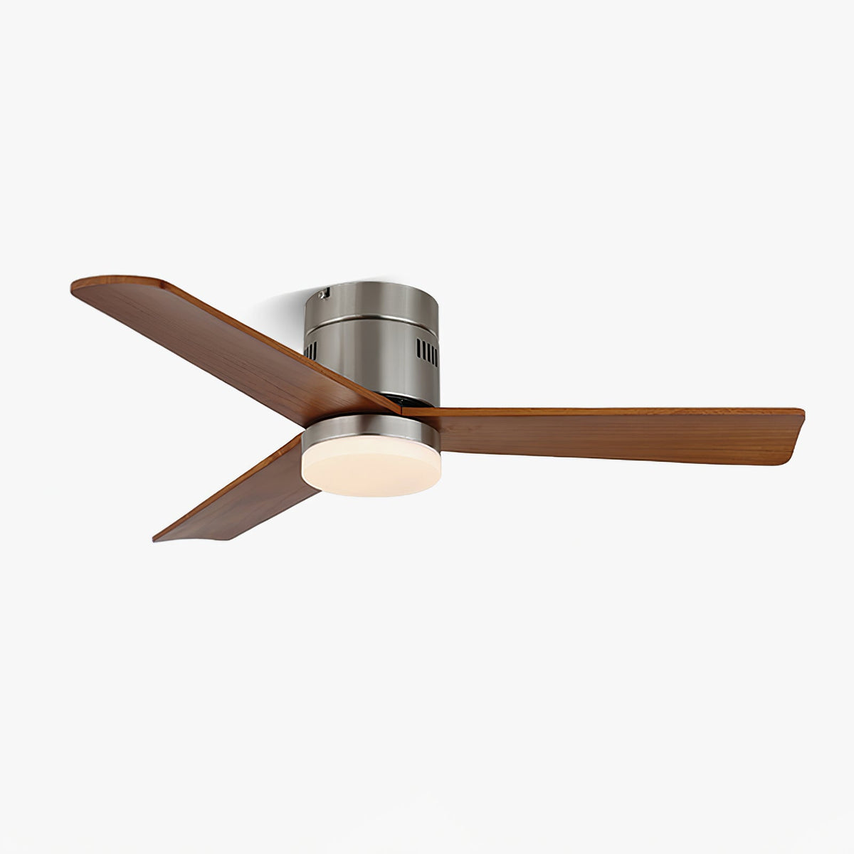 Joliette Low Profile Wood Blade LED Ceiling Fan Light