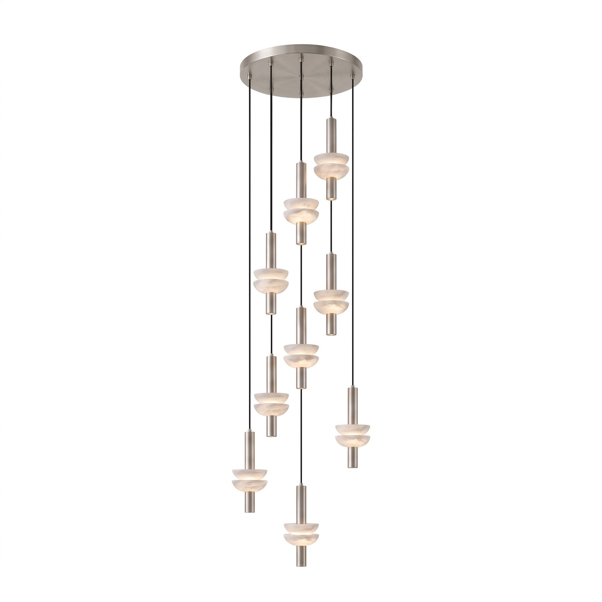 Brontee Spanish Alabaster Column LED Pendant Light