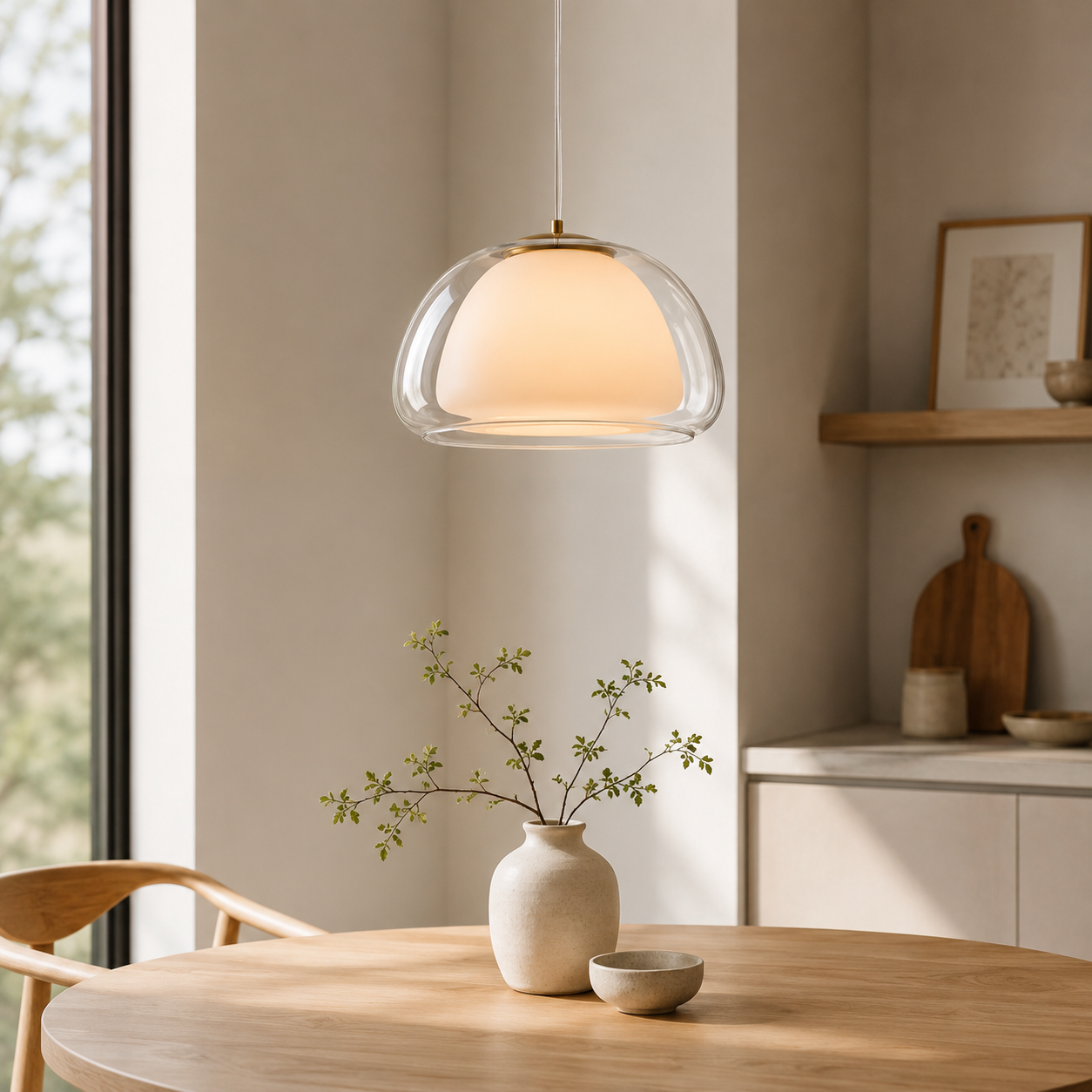 Sorelle Modern Glass Pendant Light