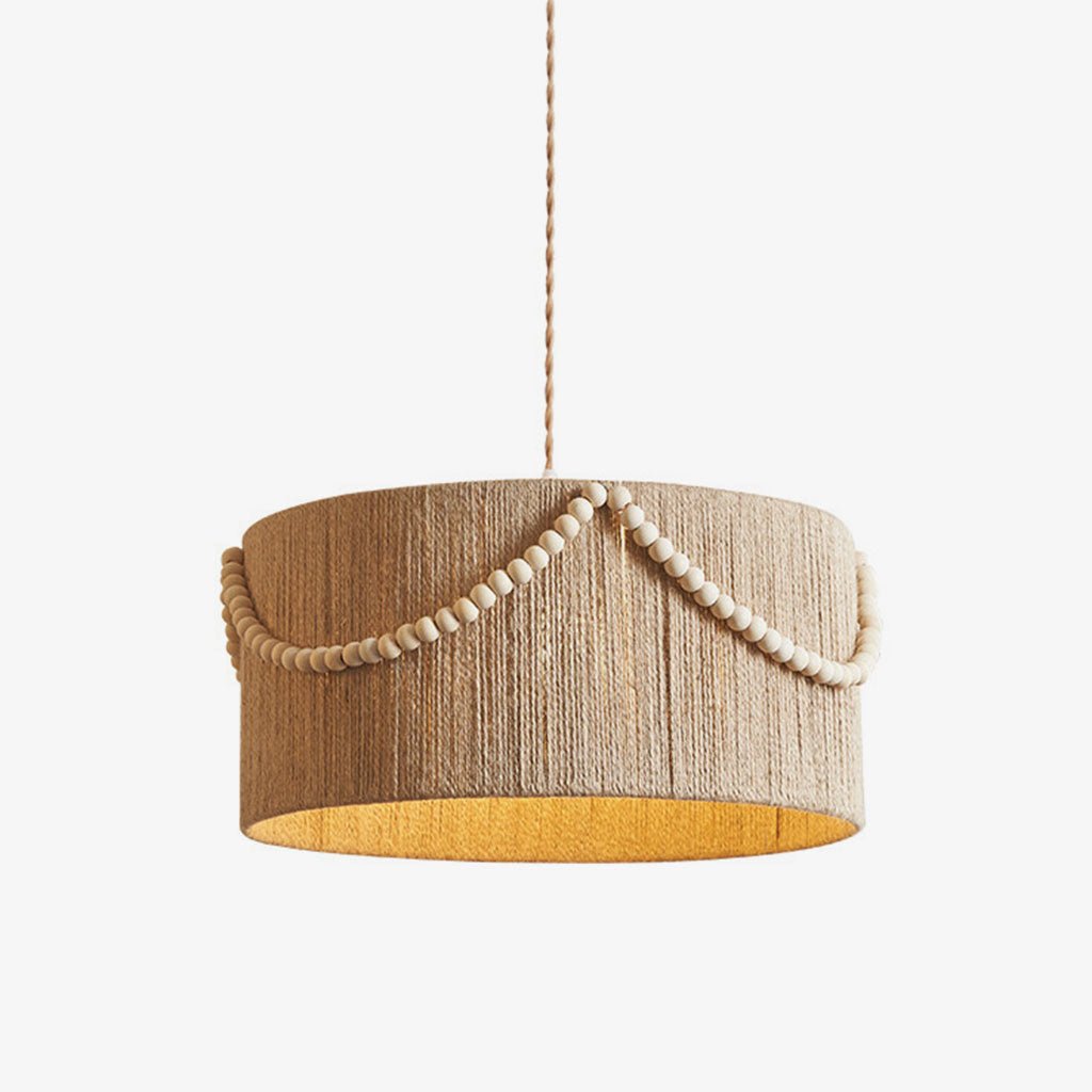 Cordelia Rope Drum Pendant Light