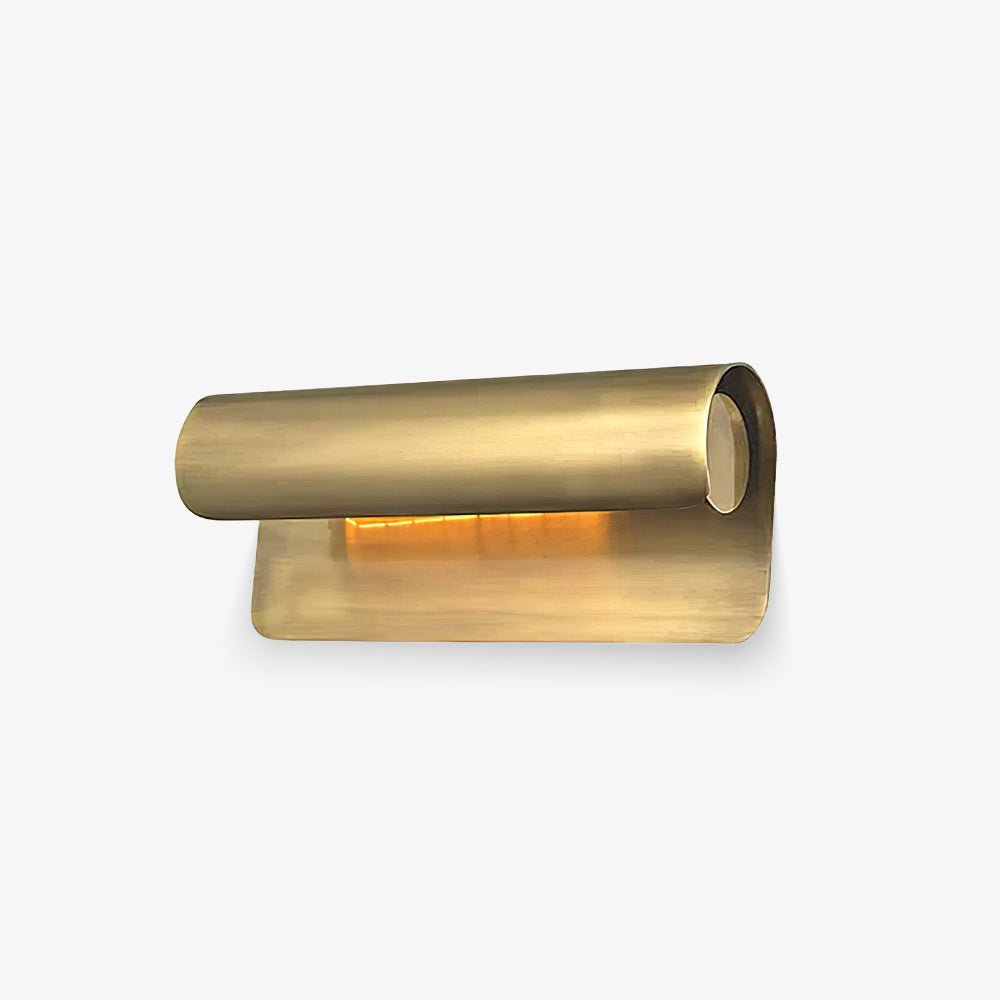Albane Brass Cylinder Wall Sconce