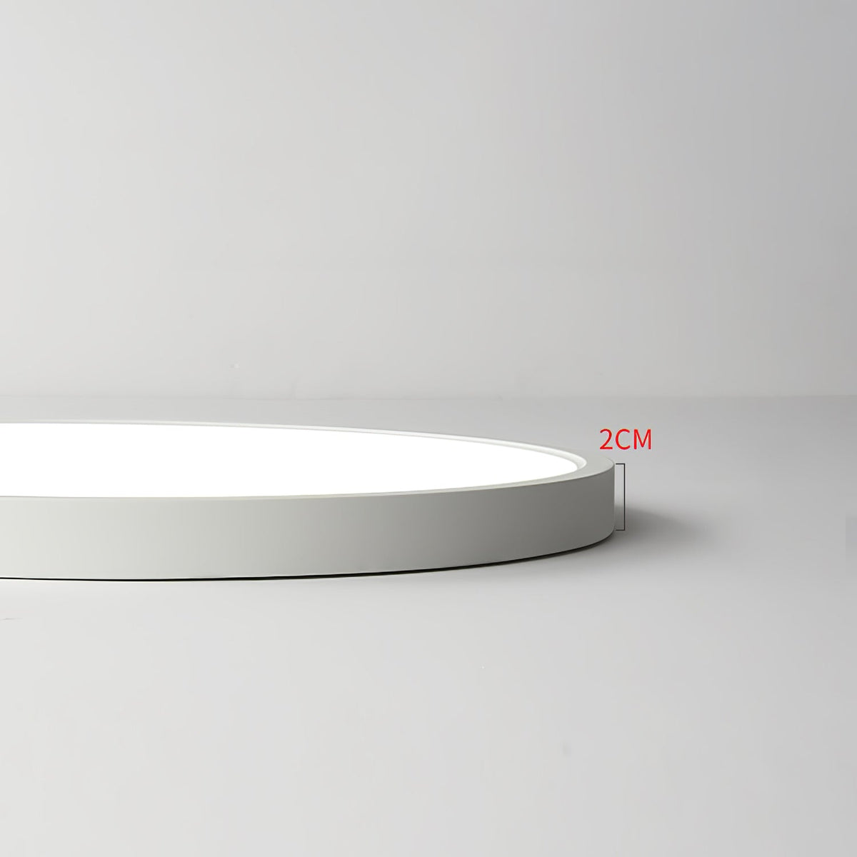 Lamina Ultra Thin Round LED Ceiling Light detail close up