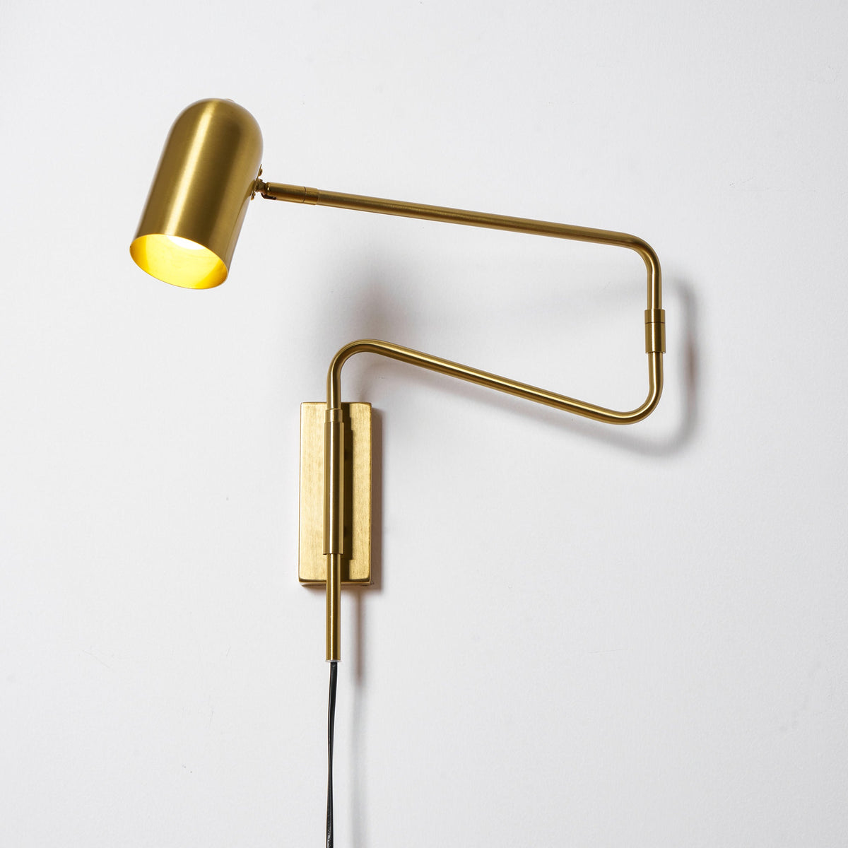 Swivo Plug In Swing Arm Wall Lamp