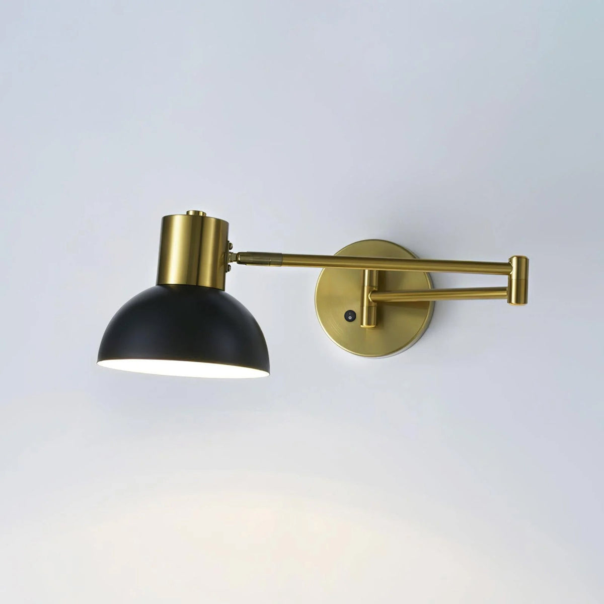 Arley Swing Arm Hardwired Reading Wall Lamp