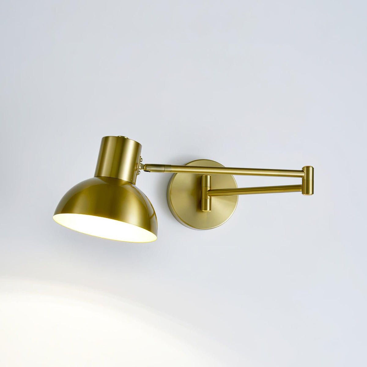 Arley Swing Arm Hardwired Reading Wall Lamp