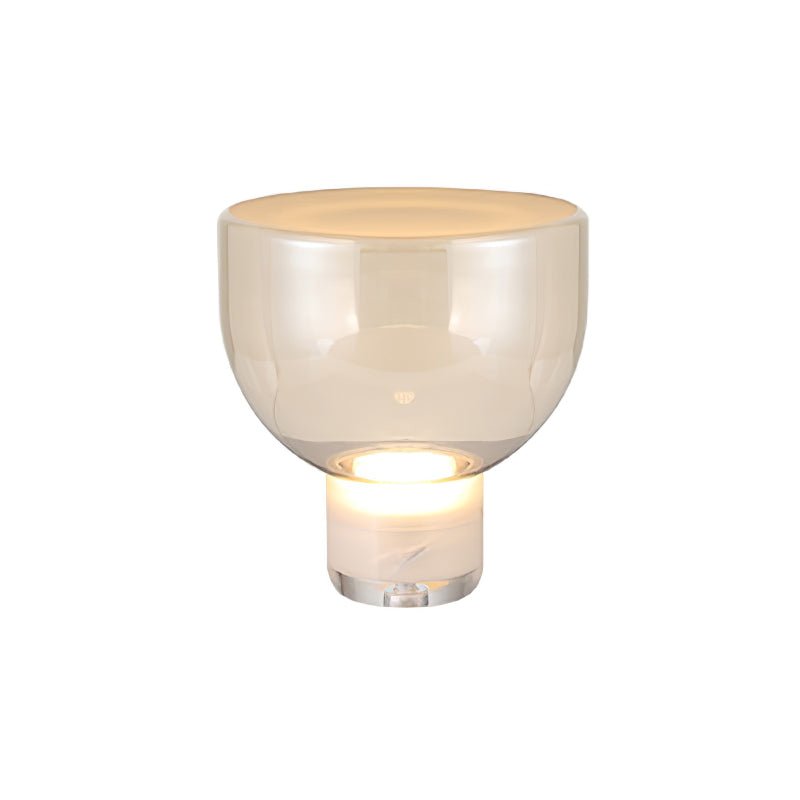 Ambrette Glass Bowl Table Lamp