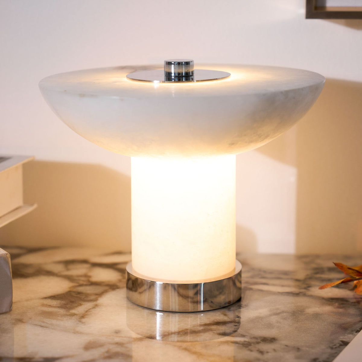 Lunaire Rechargeable Alabaster Cordless Table Lamp