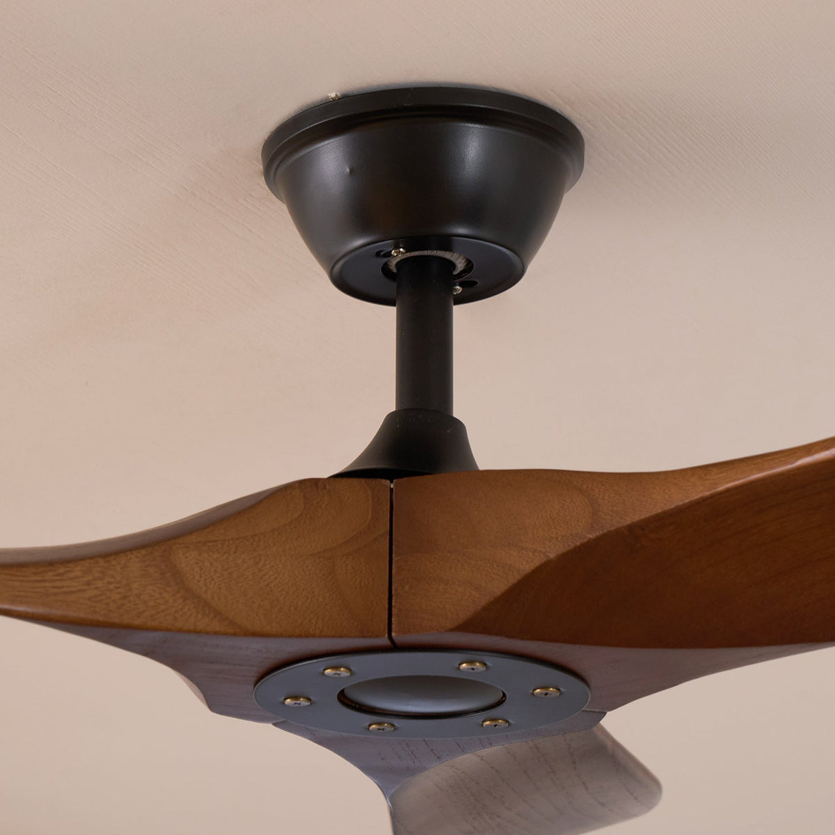 Sirocco Walnut Wood DC Ceiling Fan with Remote