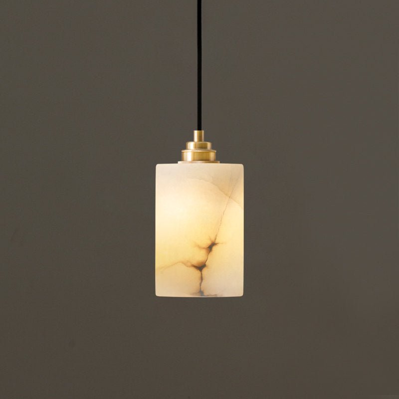 Carmeline Alabaster Cylinder Staircase Chandelier