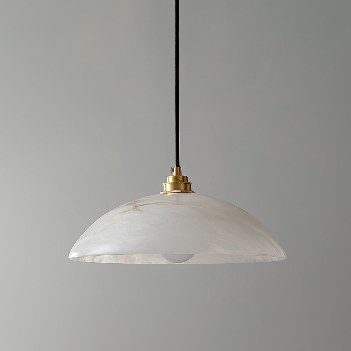 Dahlia Alabaster Dome Pendant Light
