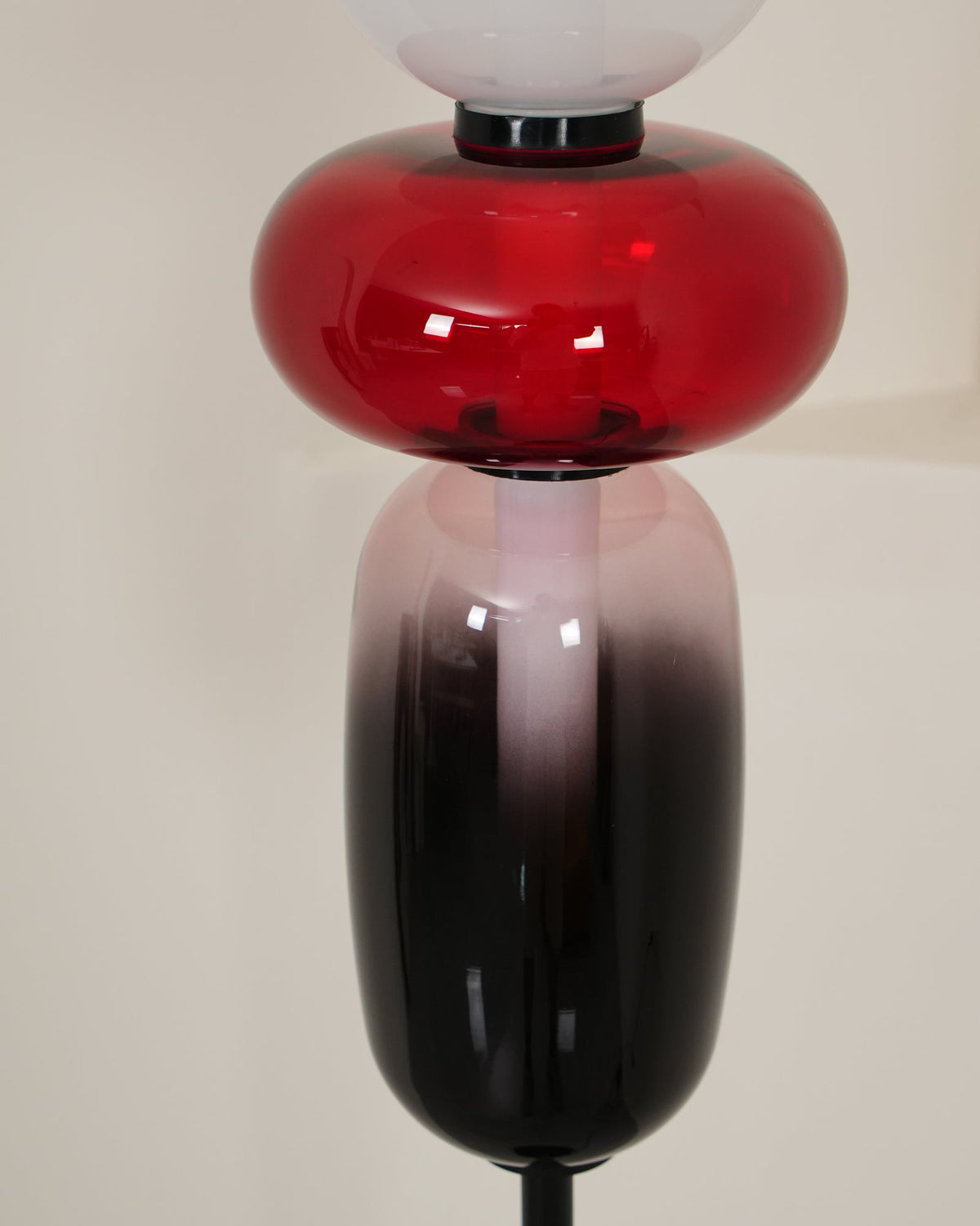 Bijou Hand Blown Glass Floor Lamp