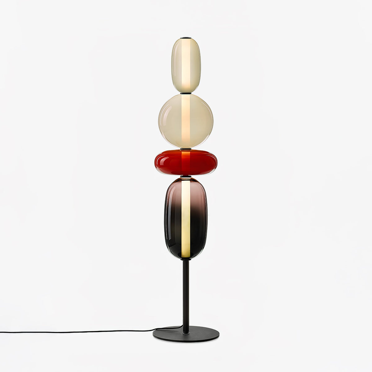 Bijou Hand Blown Glass Floor Lamp