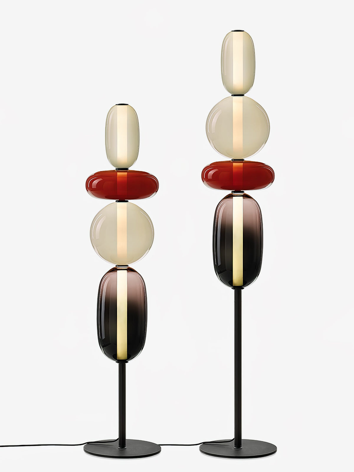 Bijou Hand Blown Glass Floor Lamp