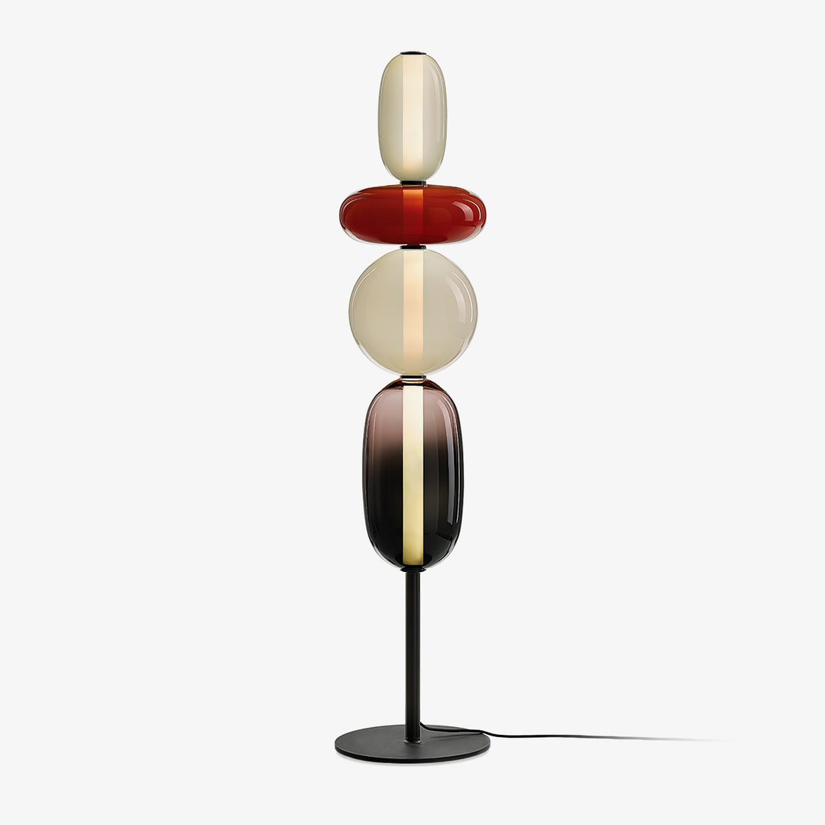 Bijou Hand Blown Glass Floor Lamp