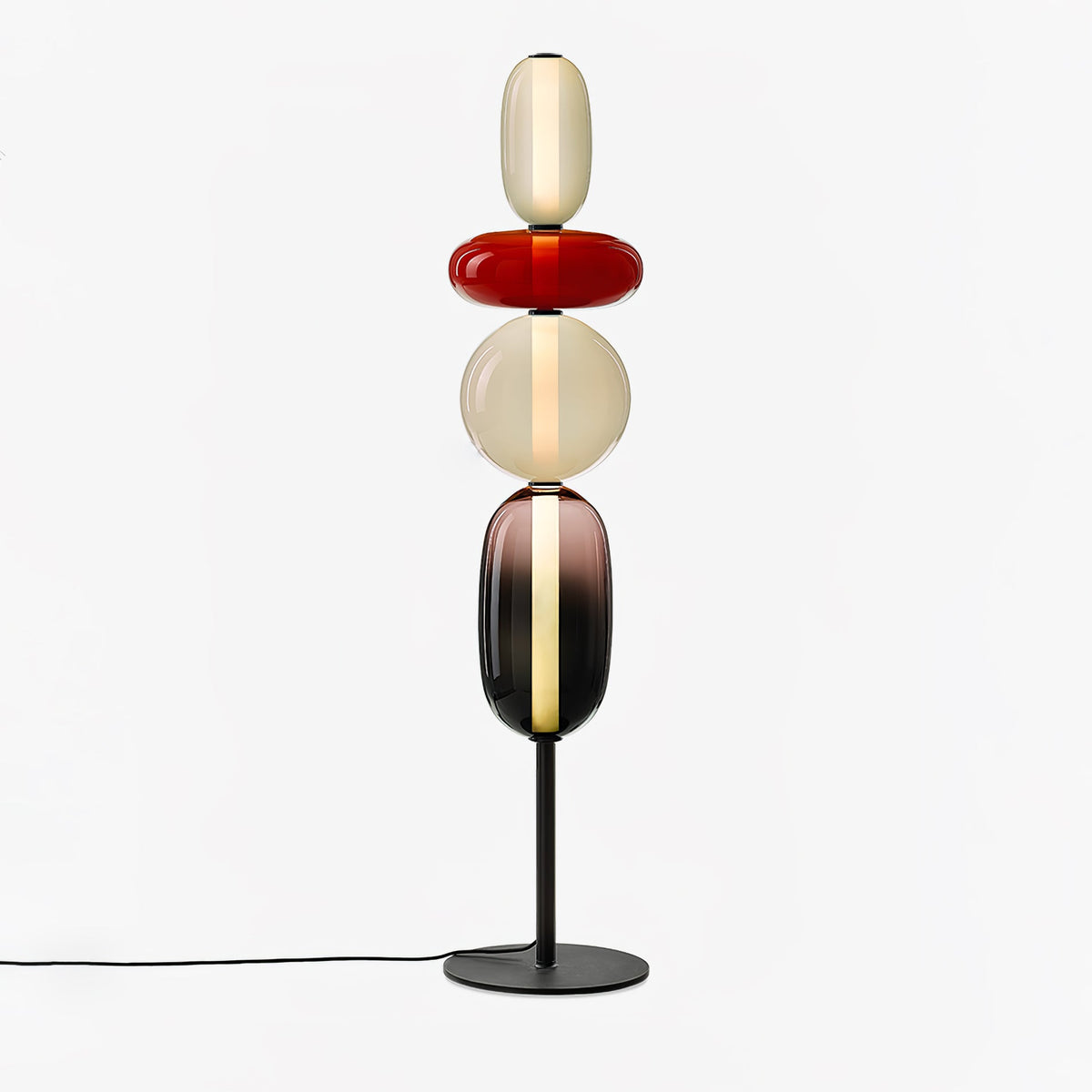 Bijou Hand Blown Glass Floor Lamp