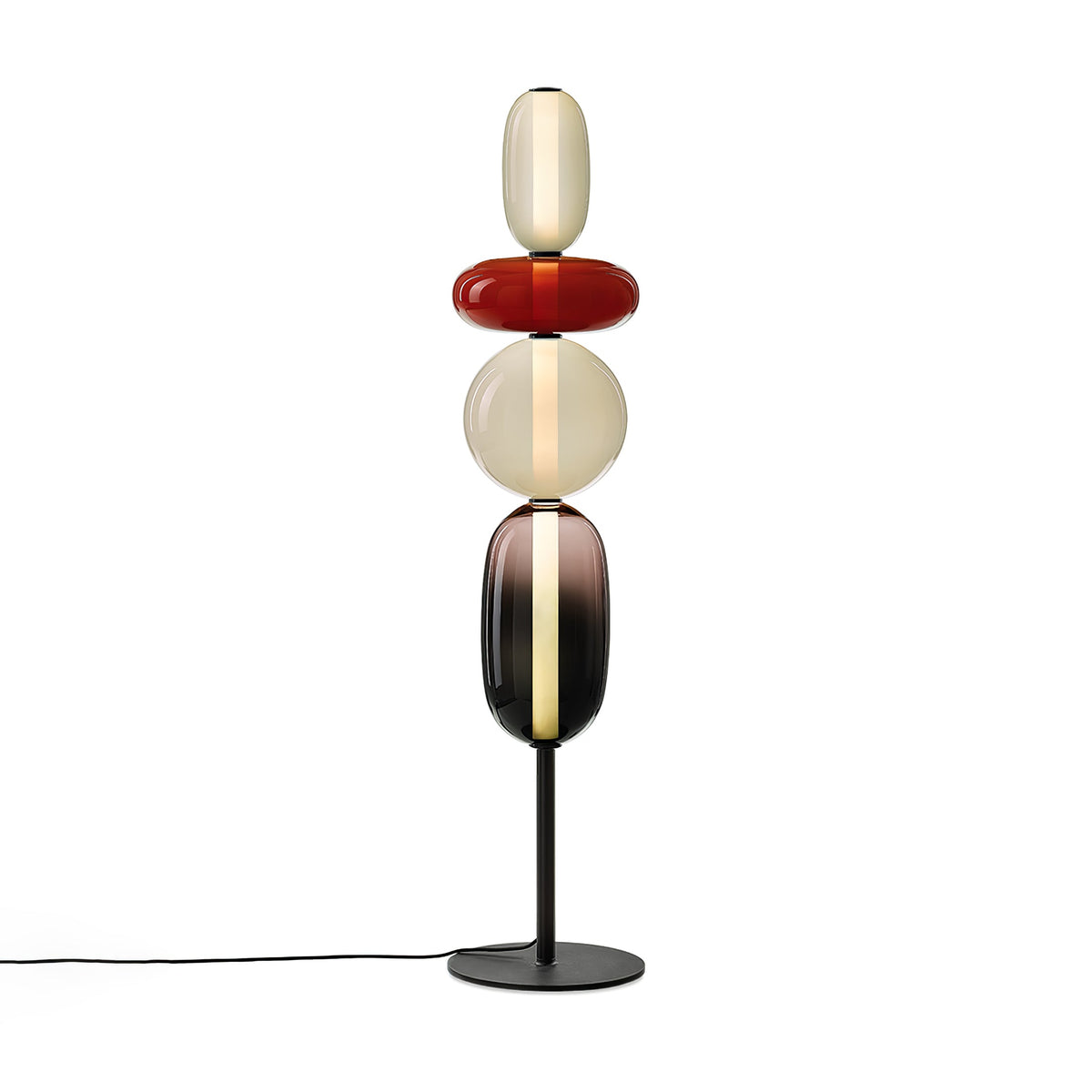 Bijou Hand Blown Glass Floor Lamp