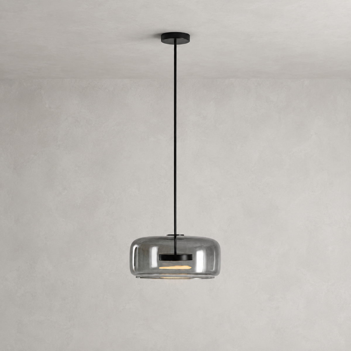 Orbe Hand Blown Glass Pendant Light