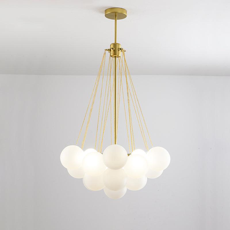 Bulle Frosted Glass Bubble Chandelier
