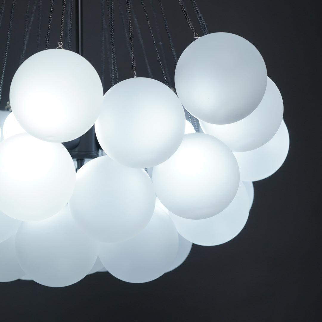 Bulle Frosted Glass Bubble Chandelier