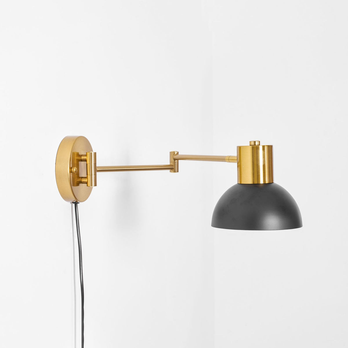 Swivo Plug In Swing Arm Wall Lamp