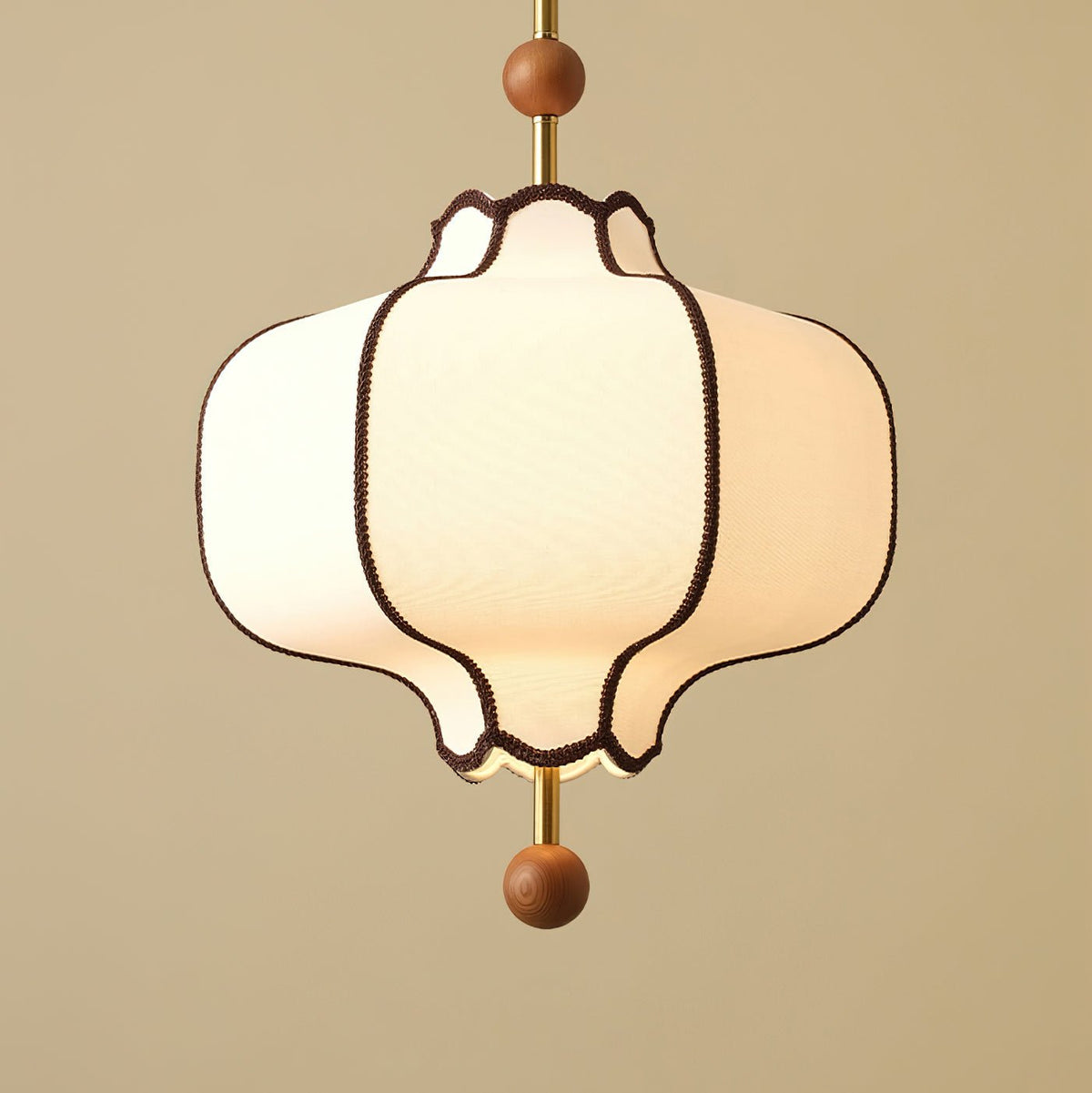 Yuki Fabric Lantern Pendant Light