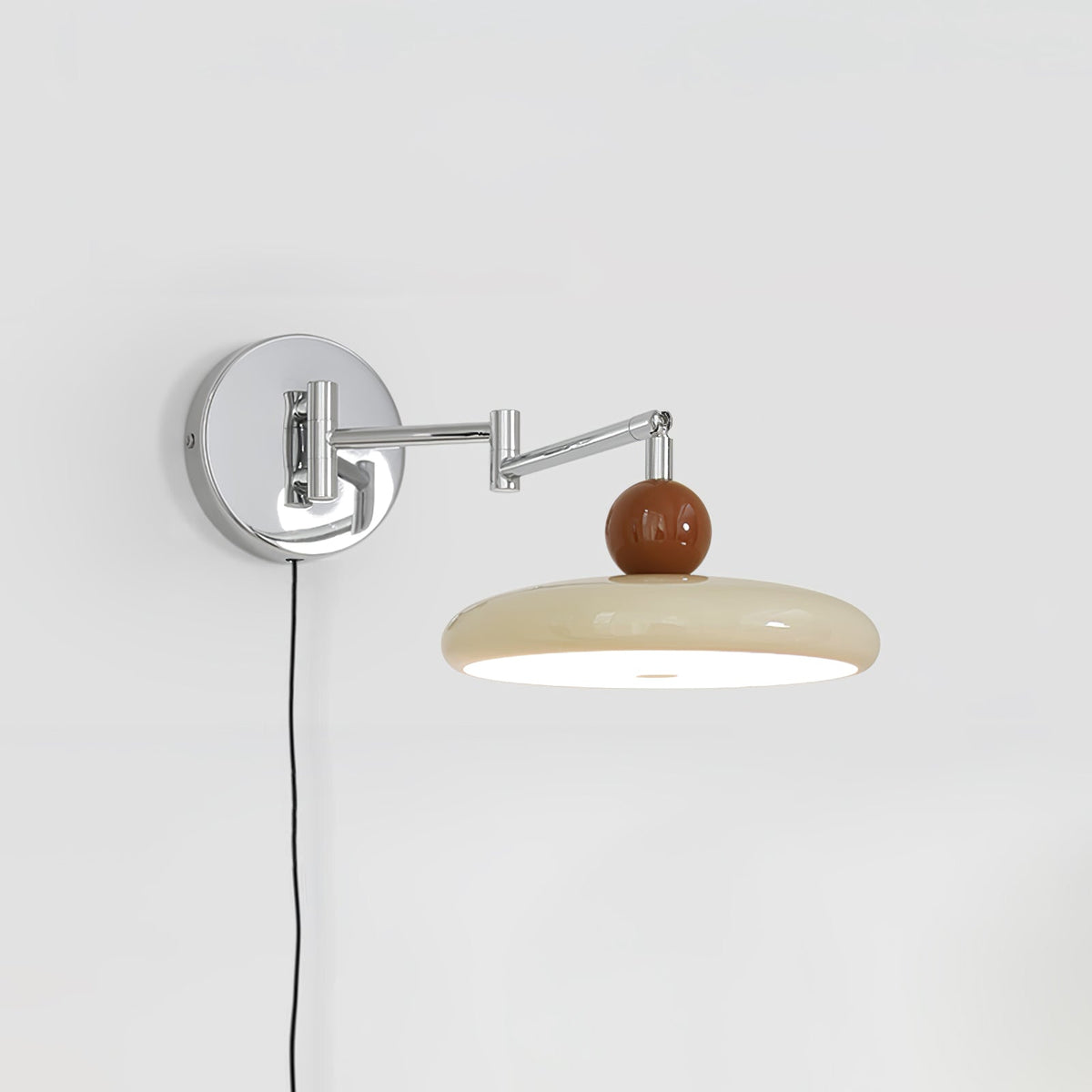 Lola Plug In Disc Wall Light