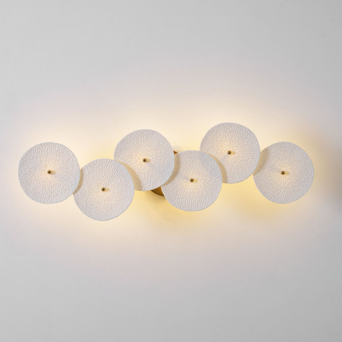 Florin Ceramic Petal Wall Sconce