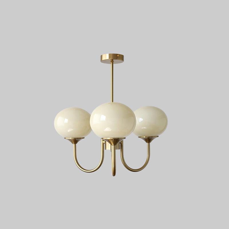 Mallow Glass Shade Chandelier