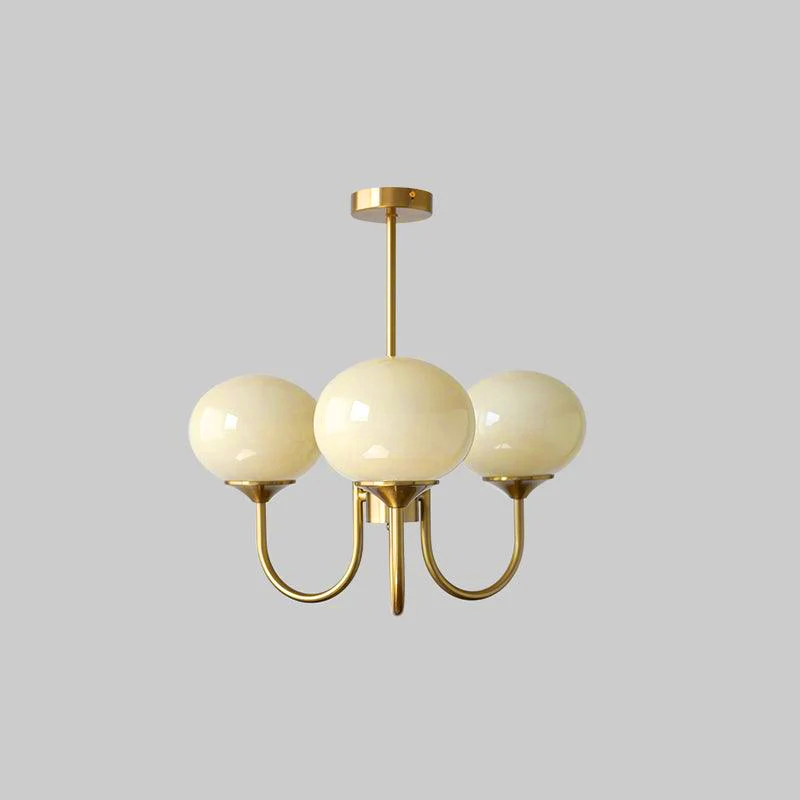Mallow Glass Shade Chandelier