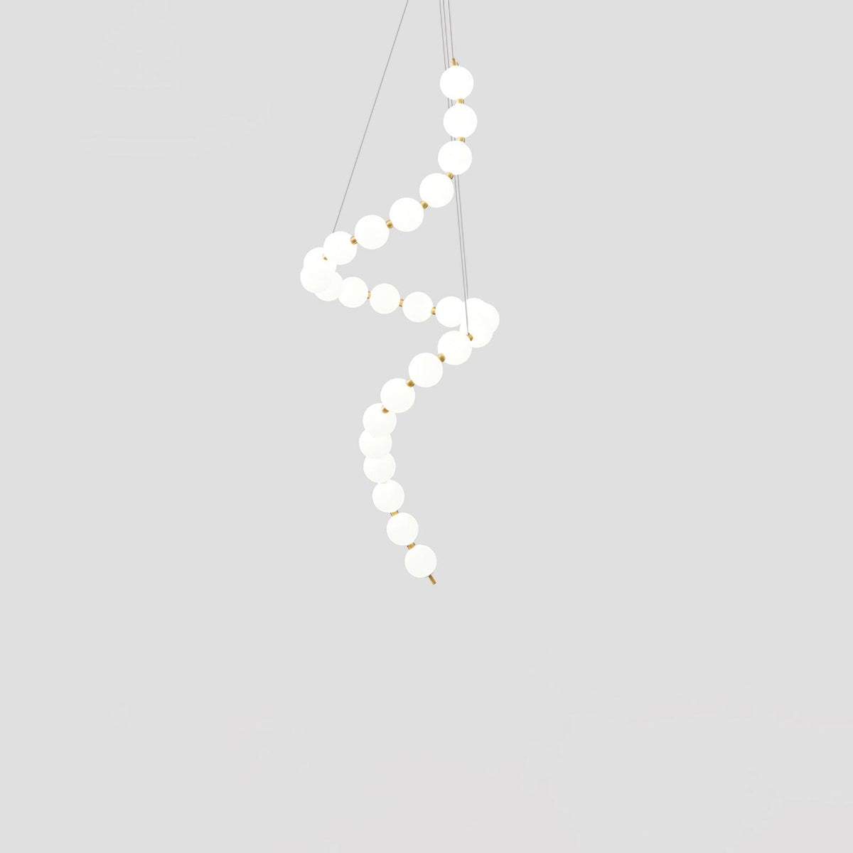 Nacre Pearl Acrylic Orb LED Chandelier