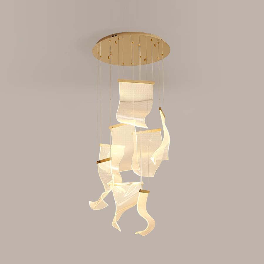 Cirrane Floating Acrylic LED Chandelier