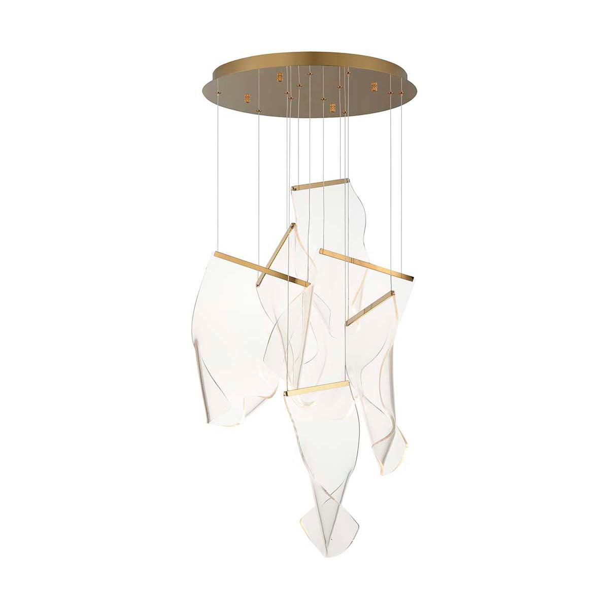 Cirrane Floating Acrylic LED Chandelier