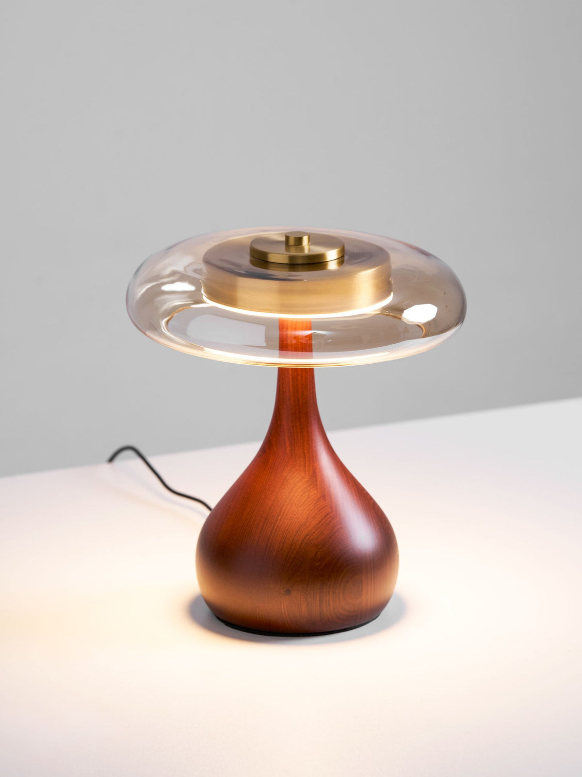 Ambra Amber Glass Table Lamp