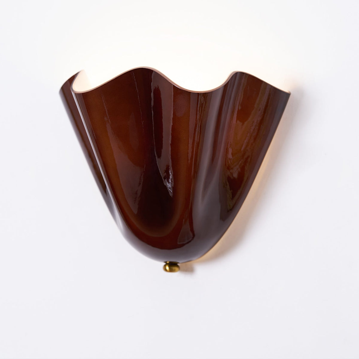 Petalia Organic Petal Glass Wall Sconce Light