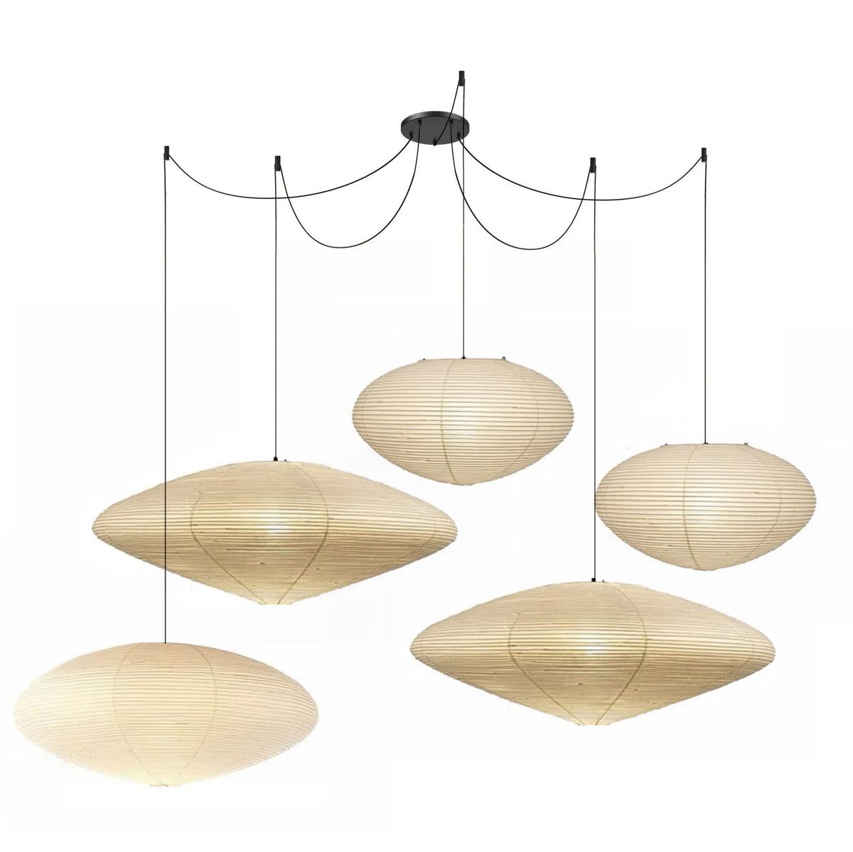 Fumi Washi Paper Pendant Light