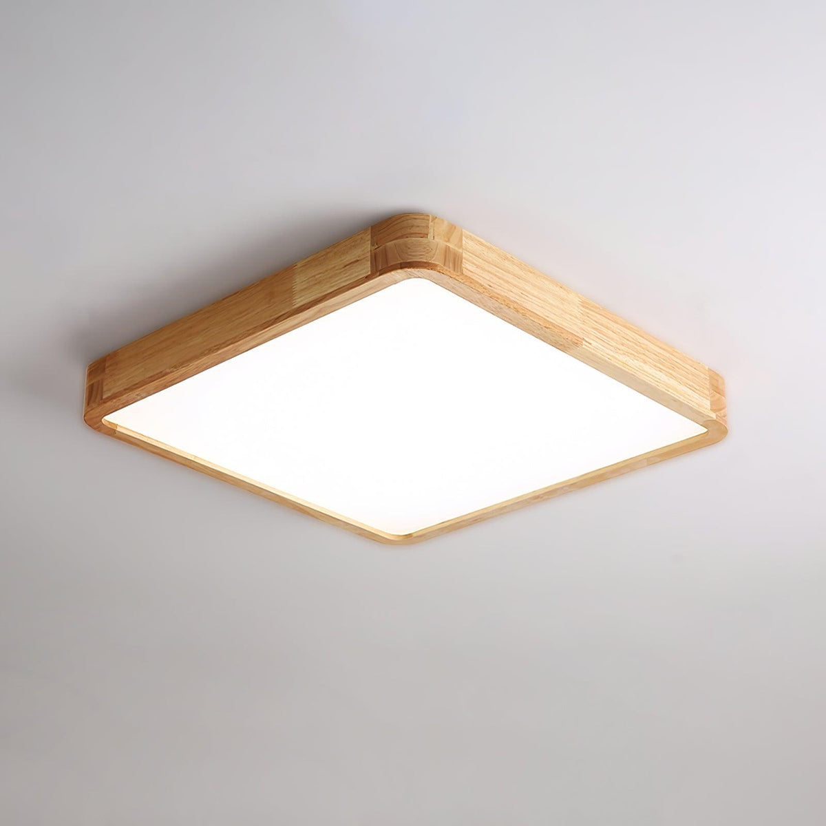 Doga Wood Flush Mount Ceiling Light