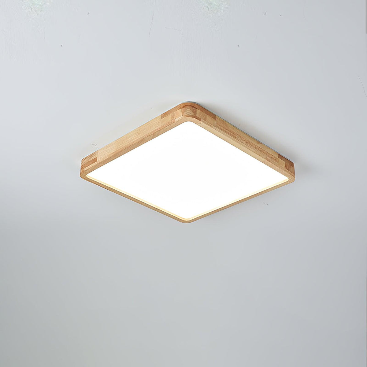 Doga Wood Flush Mount Ceiling Light