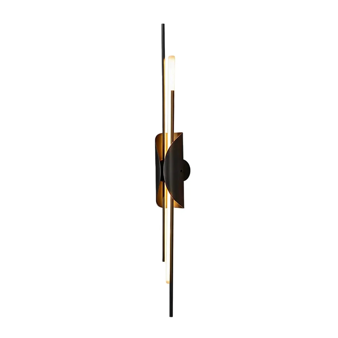 Verlaine Linear Brass Wall Sconce