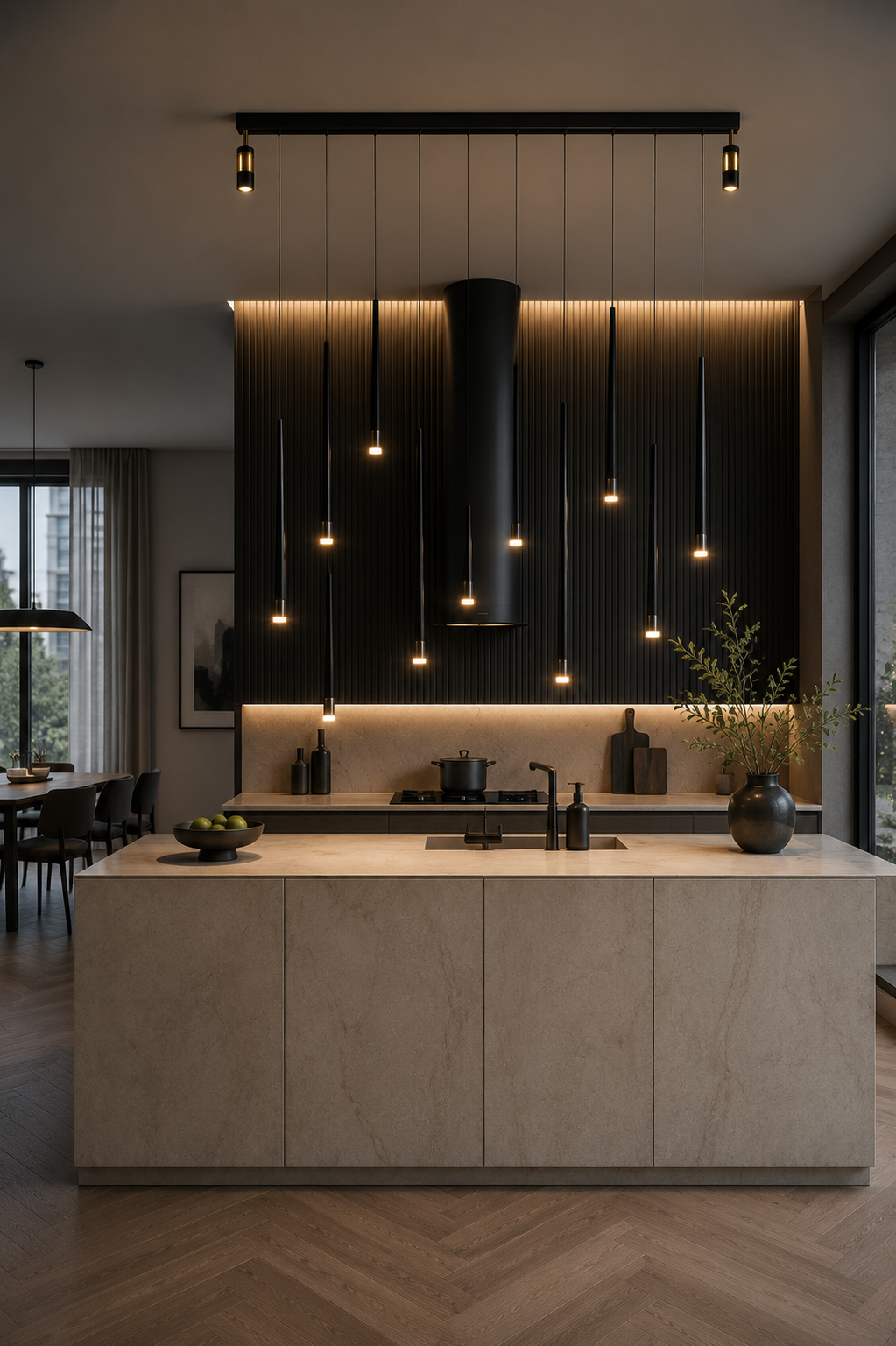 Velisse Linear LED Chandelier