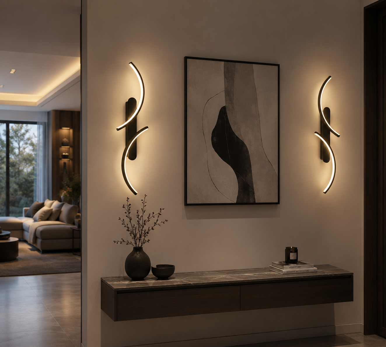 Soléa Curved LED Wall Light