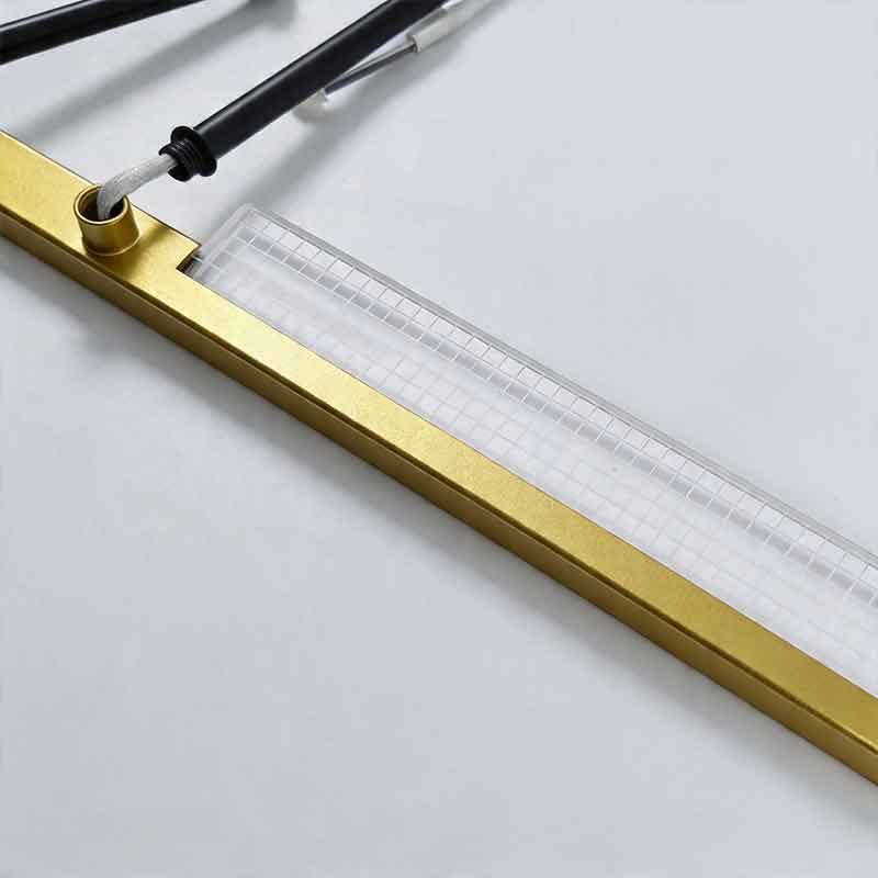 Crosby Gold Cross LED Ceiling Light