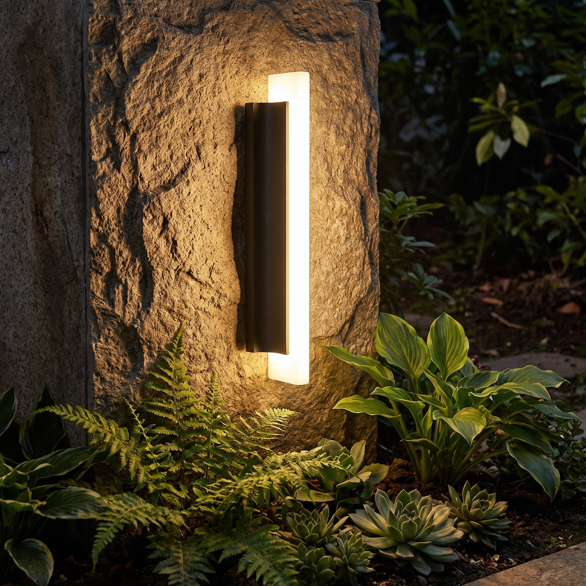 Petra outdoor wall light, garden