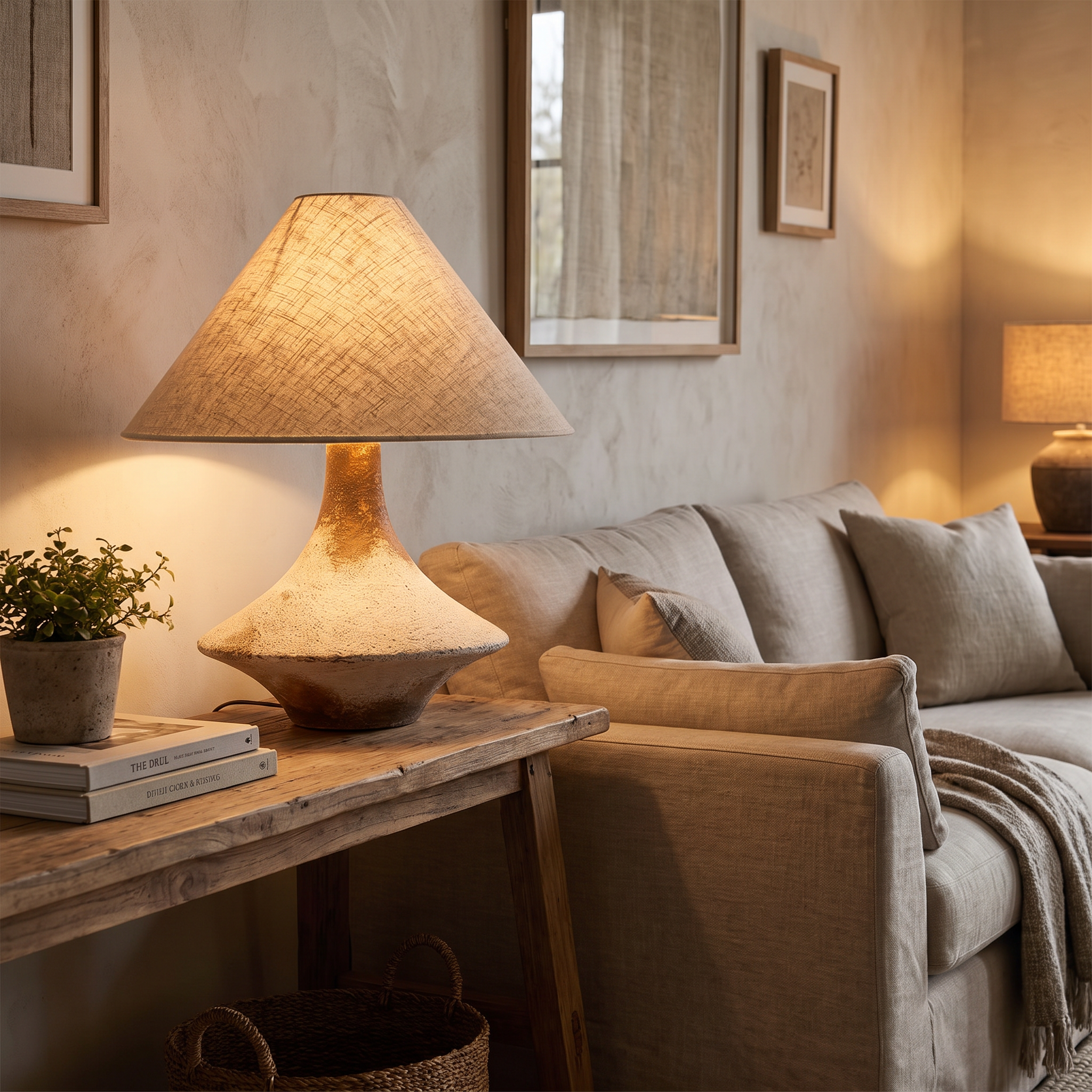 Wren Ceramic Table Lamp lifestyle