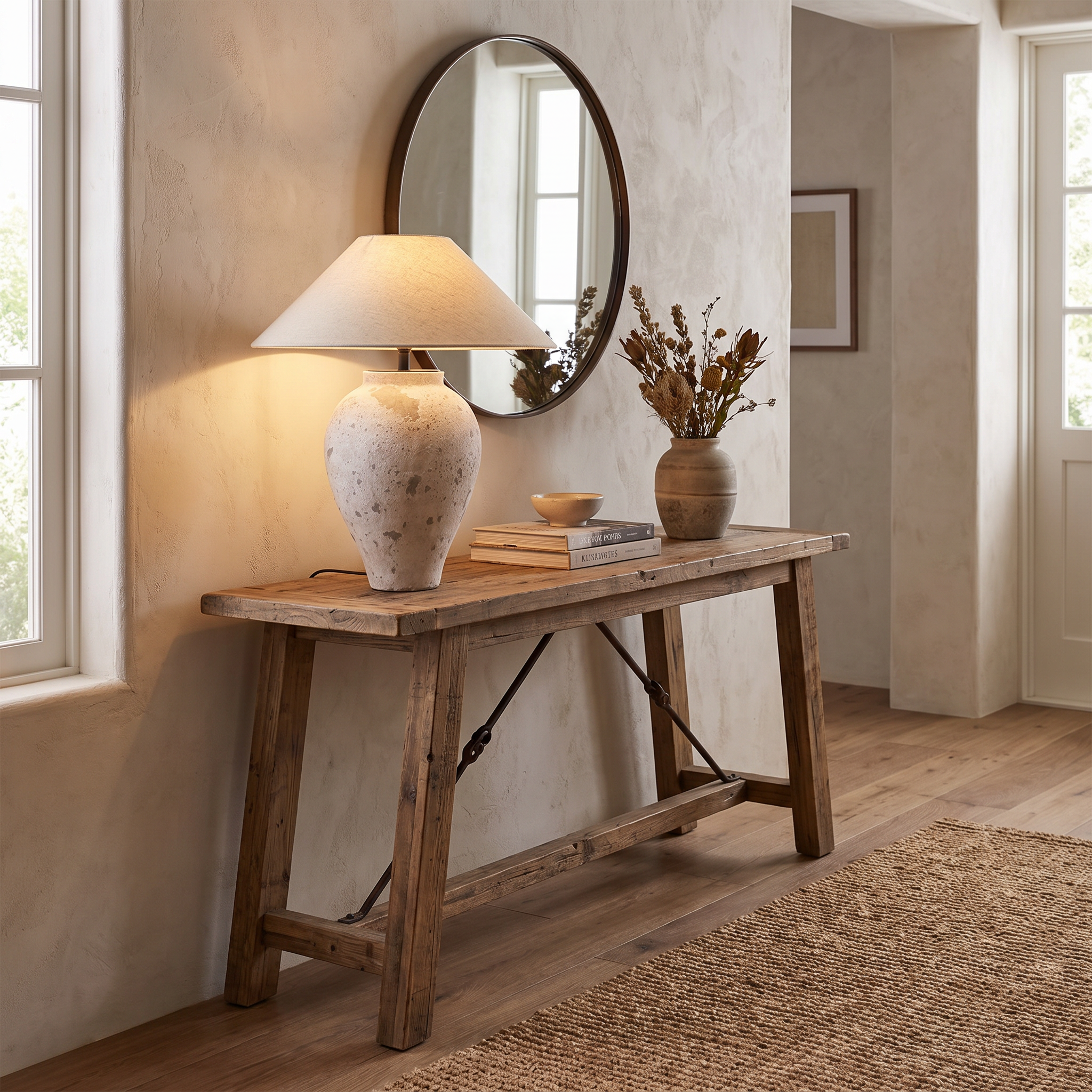 Elowen Pottery Table Lamp lifestyle