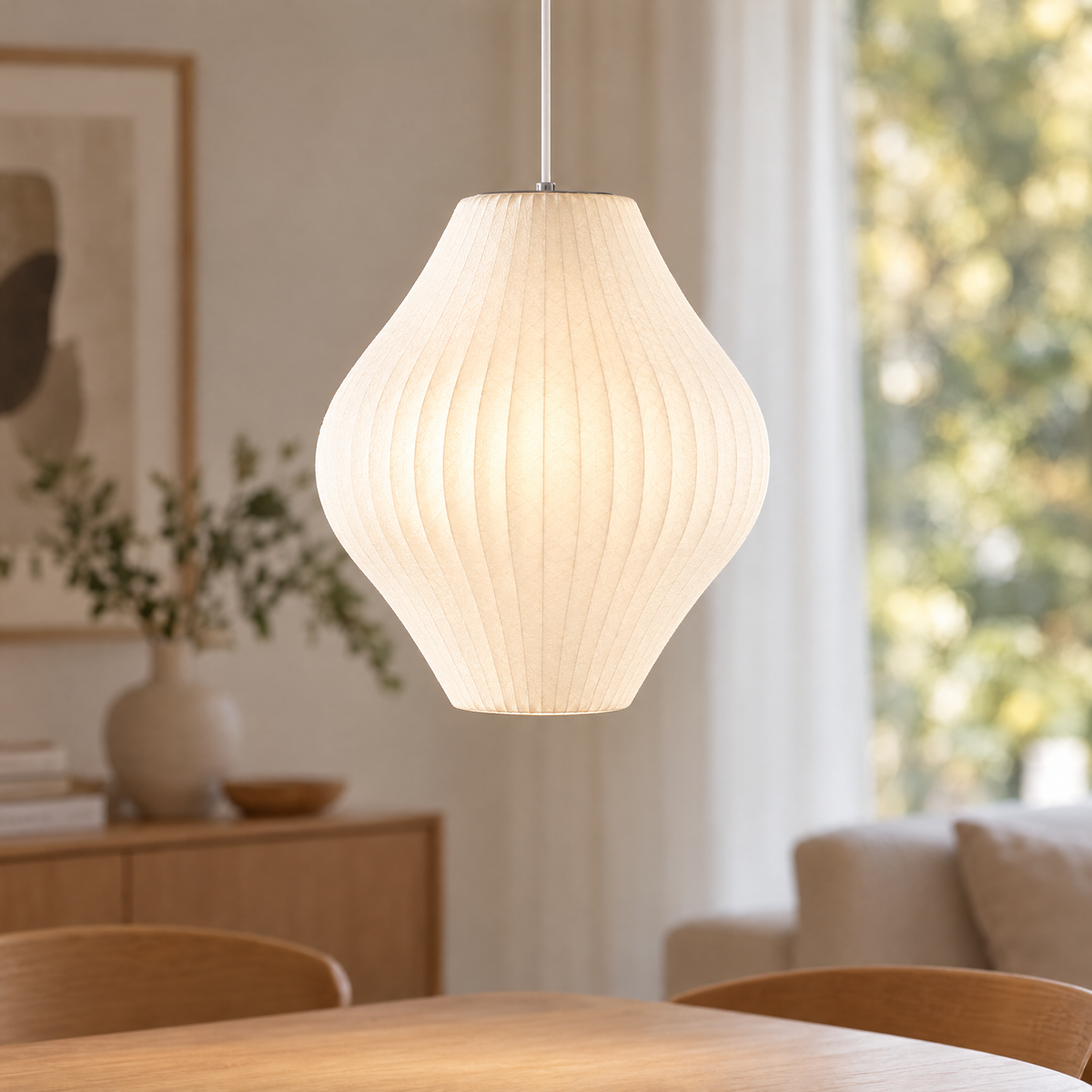 Treccia Crisscross Bubble Pendant Light, Model C