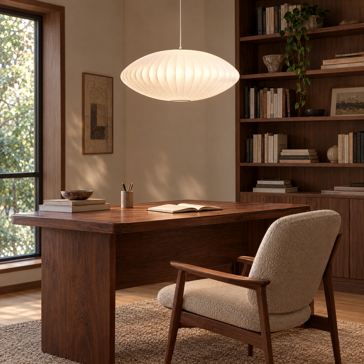Treccia Crisscross Bubble Pendant Light, Model A